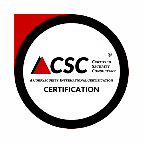 CSC® — Certified Security Consultant Badge CSC® — Certified Security Consultant Badge